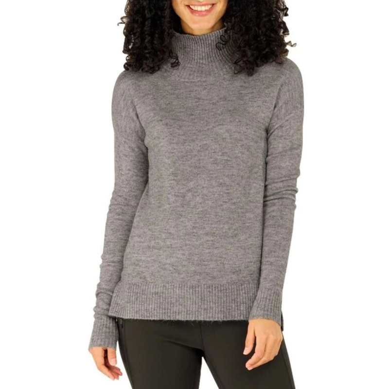Sherpa Women's Dali Mock Neck in Alloy-1